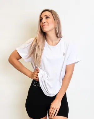 ** CLEARANCE ** Breastfeeding T-Shirt - Charlotte Tee Ivory