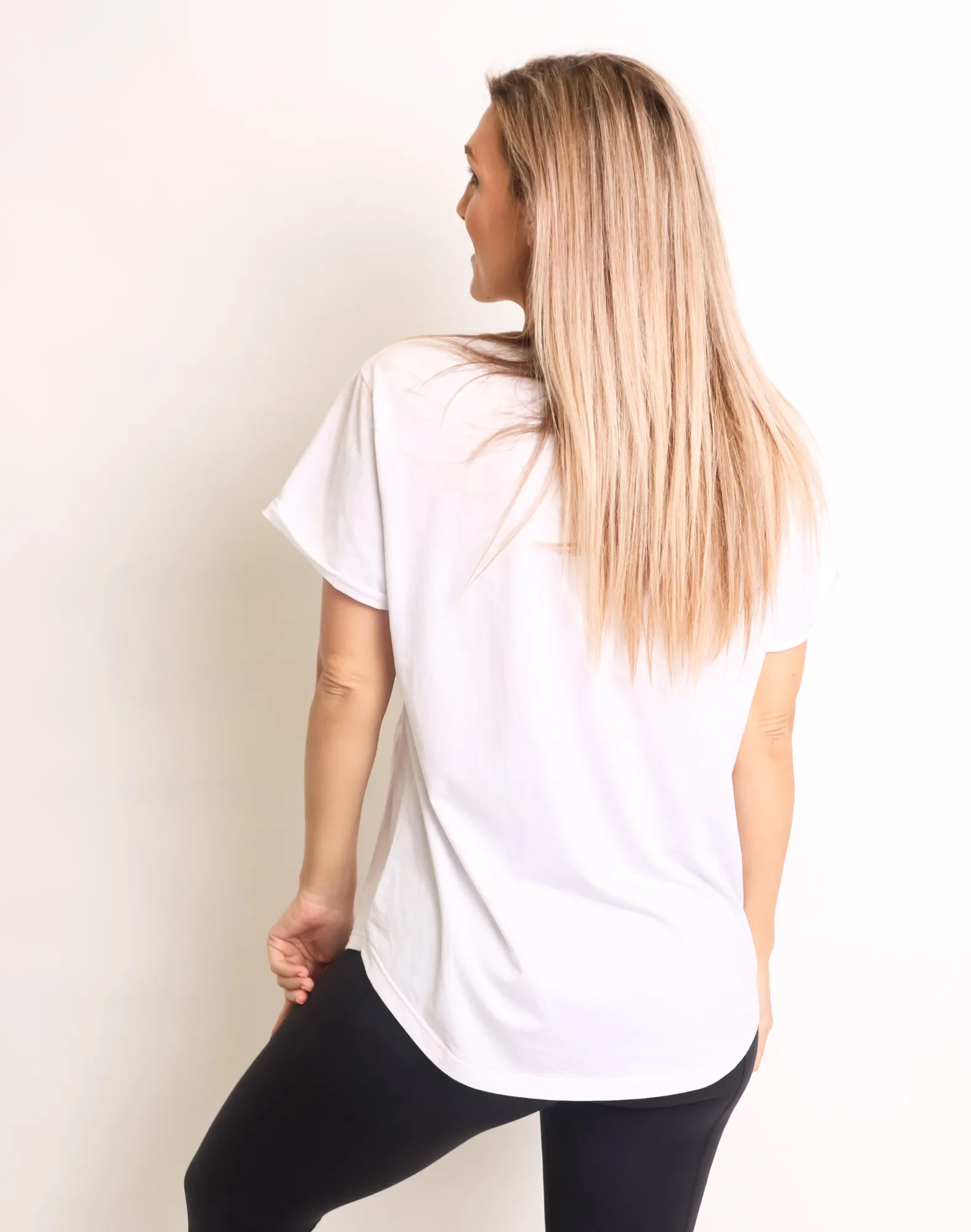 ** CLEARANCE ** Breastfeeding T-Shirt - Charlotte Tee Ivory