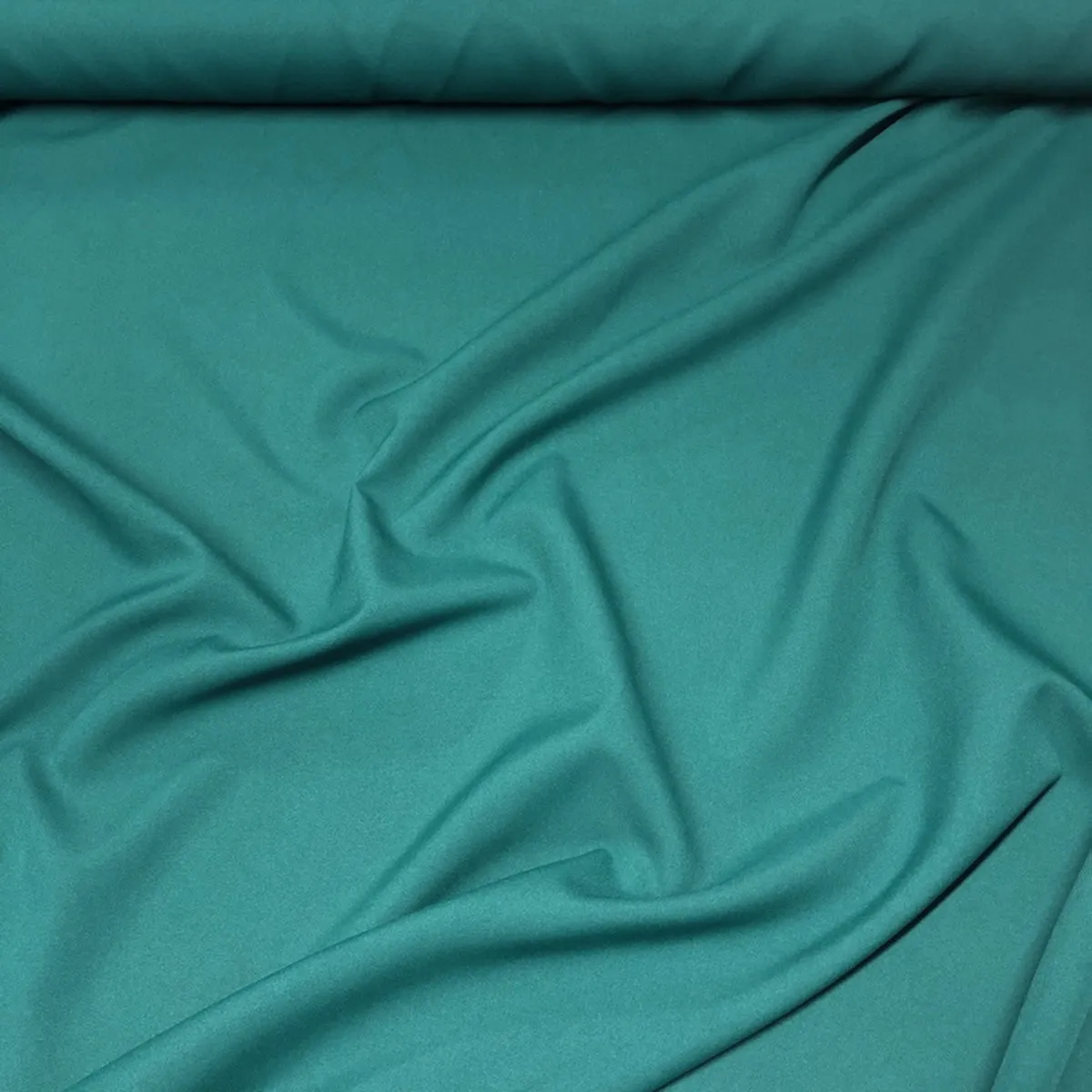 1pc - Premium Poly (Poplin) Table Linen in 132" Round - Teal 2052