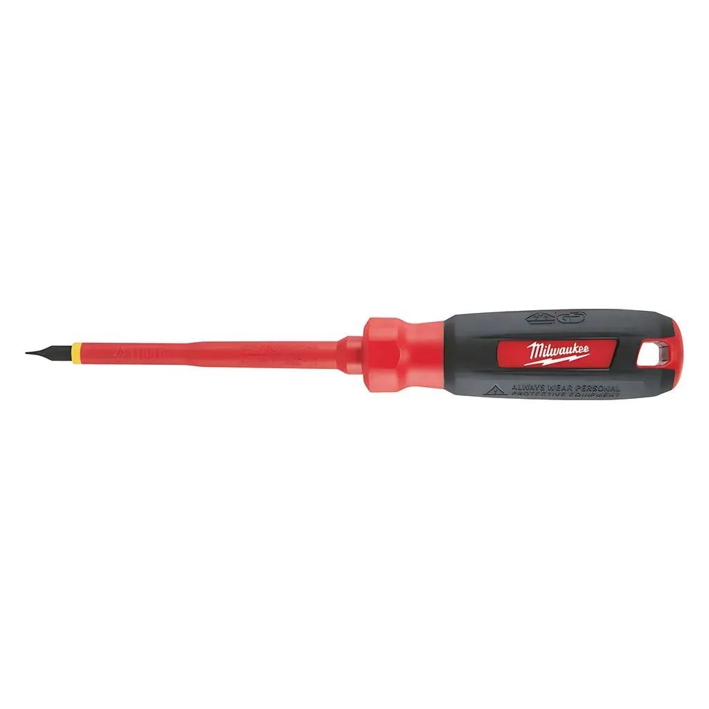 3/16 in. Cabinet 4 in. 1000V Insulated Screwdriver