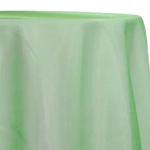 8pcs - Crystal Organza Table Linen 85"x85" Square - Lime 993