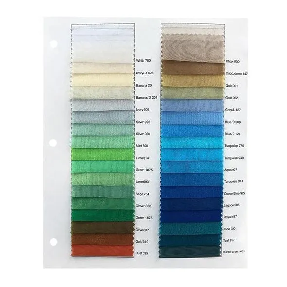 8pcs - Crystal Organza Table Linen 85"x85" Square - Lime 993
