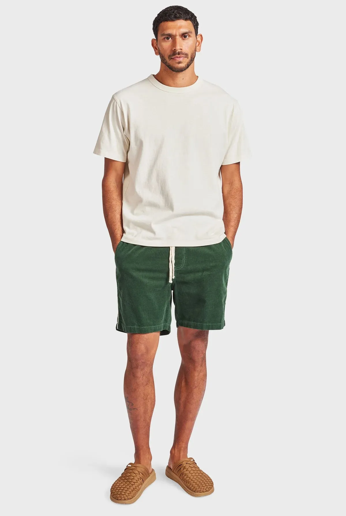 ACADEMY BRAND - Laird Cord Short - Smoke Pine