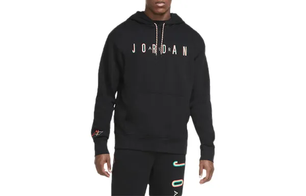 Air Jordan Sport Dna Velvet Jacket Men's Black Sweatshirt, black