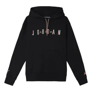 Air Jordan Sport Dna Velvet Jacket Men's Black Sweatshirt, black