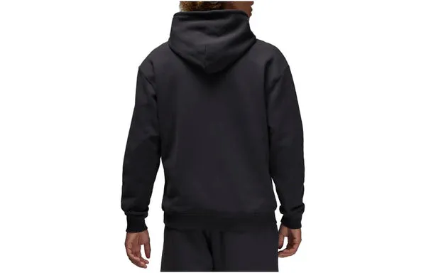 Air Jordan Wordmark Fleece Hoodie 'Black', black