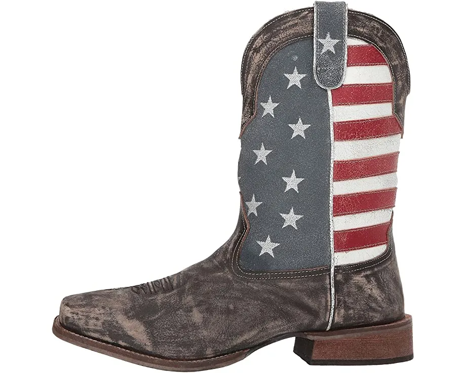America Roper boots, brown