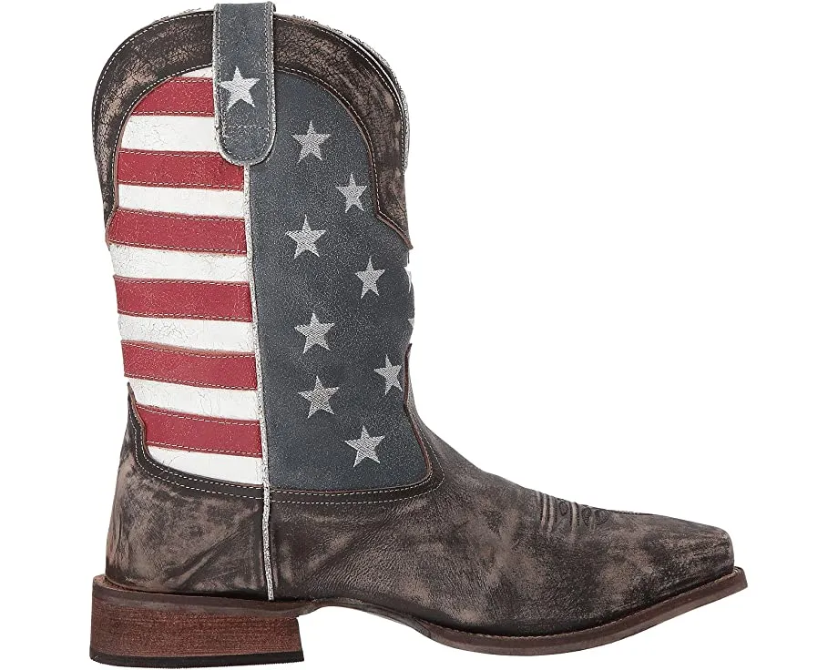 America Roper boots, brown