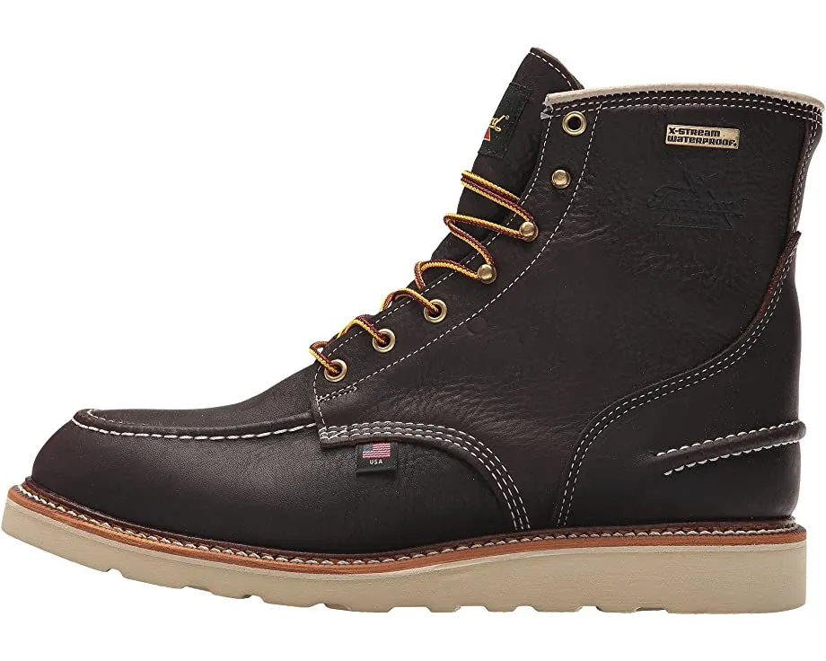 American Heritage 1957 Series Waterproof 6" Moc Toe Thorogood Boots, Brown