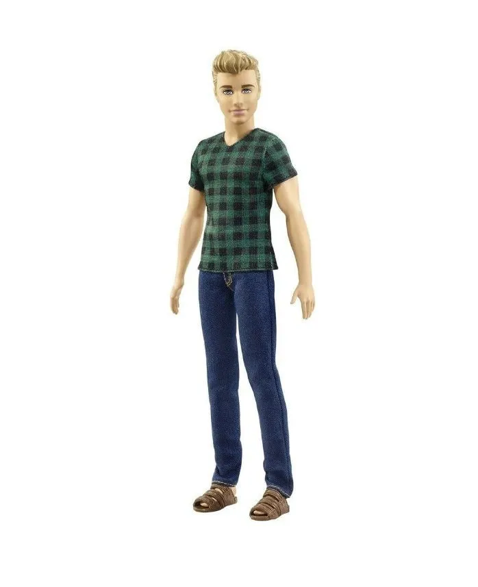 Barbie Fashionista Ken Doll - 4 Checked Style
