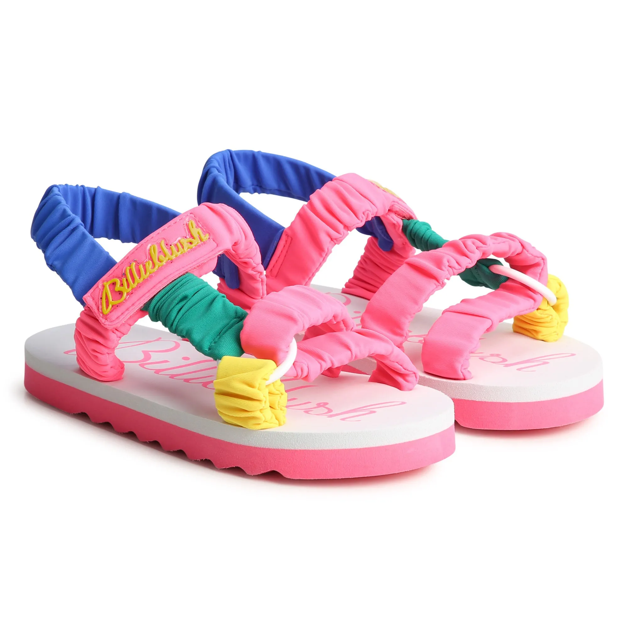 BILLIEBLUSH MULTICOLORED STRAPPY SANDALS