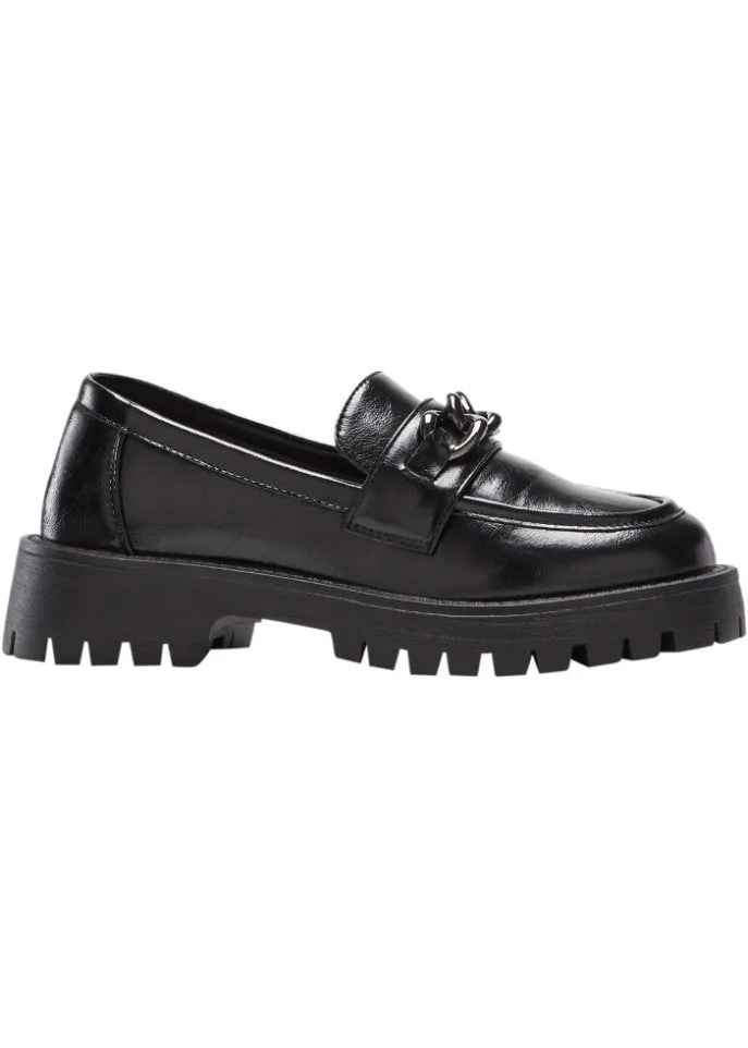 Bodyflirt chunky loafers, black