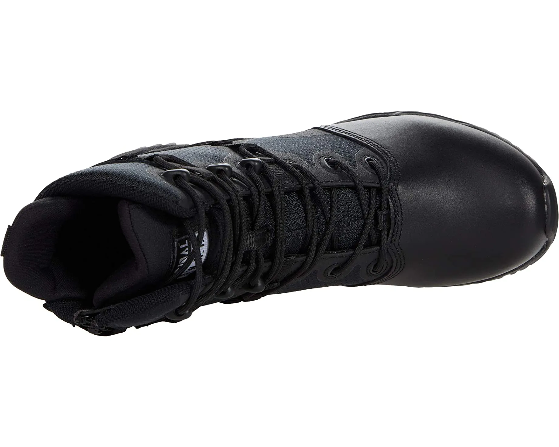 Boots Alpha Fury 8" Side Zip Leather Toe Original S., black