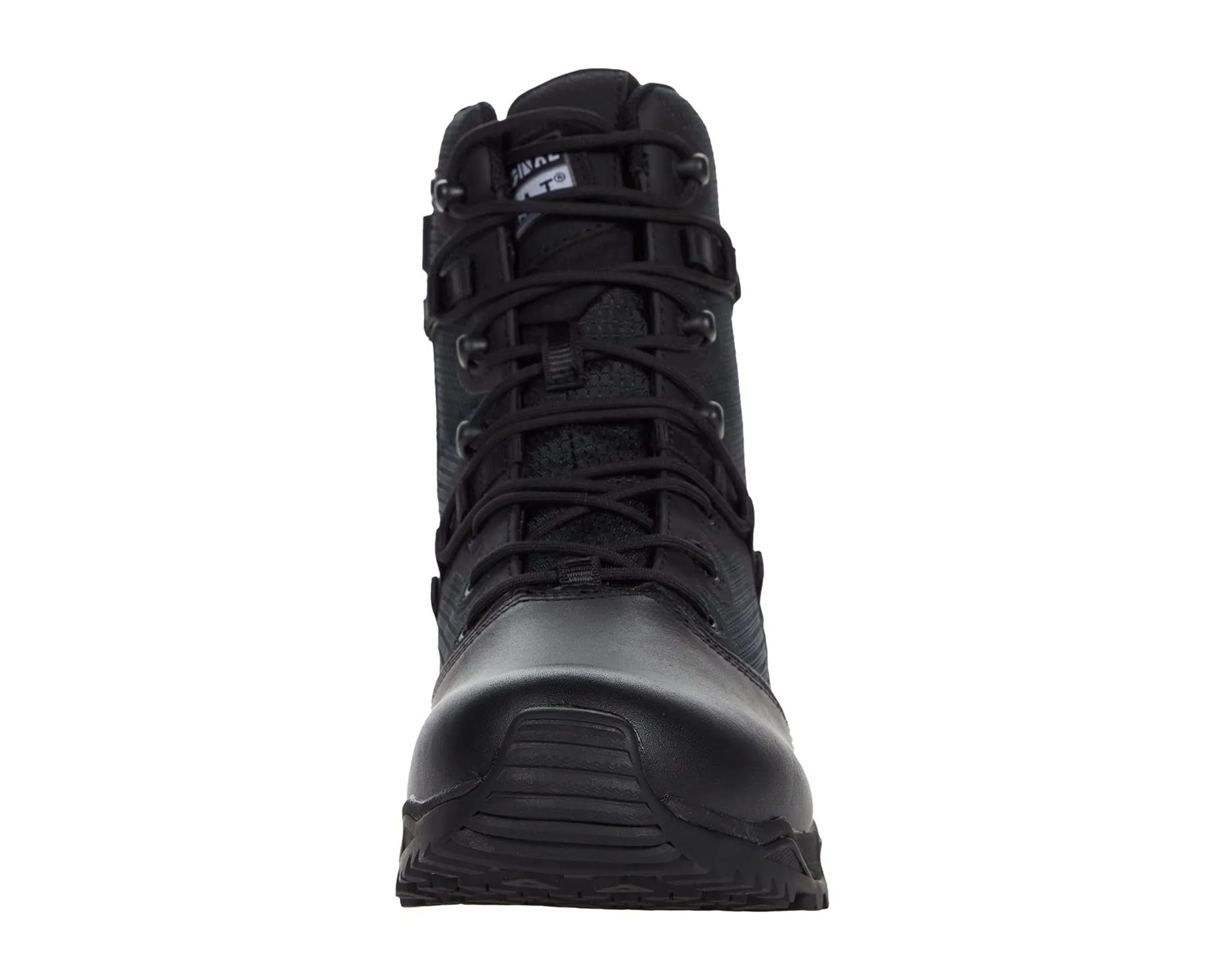 Boots Alpha Fury 8" Side Zip Leather Toe Original S., black
