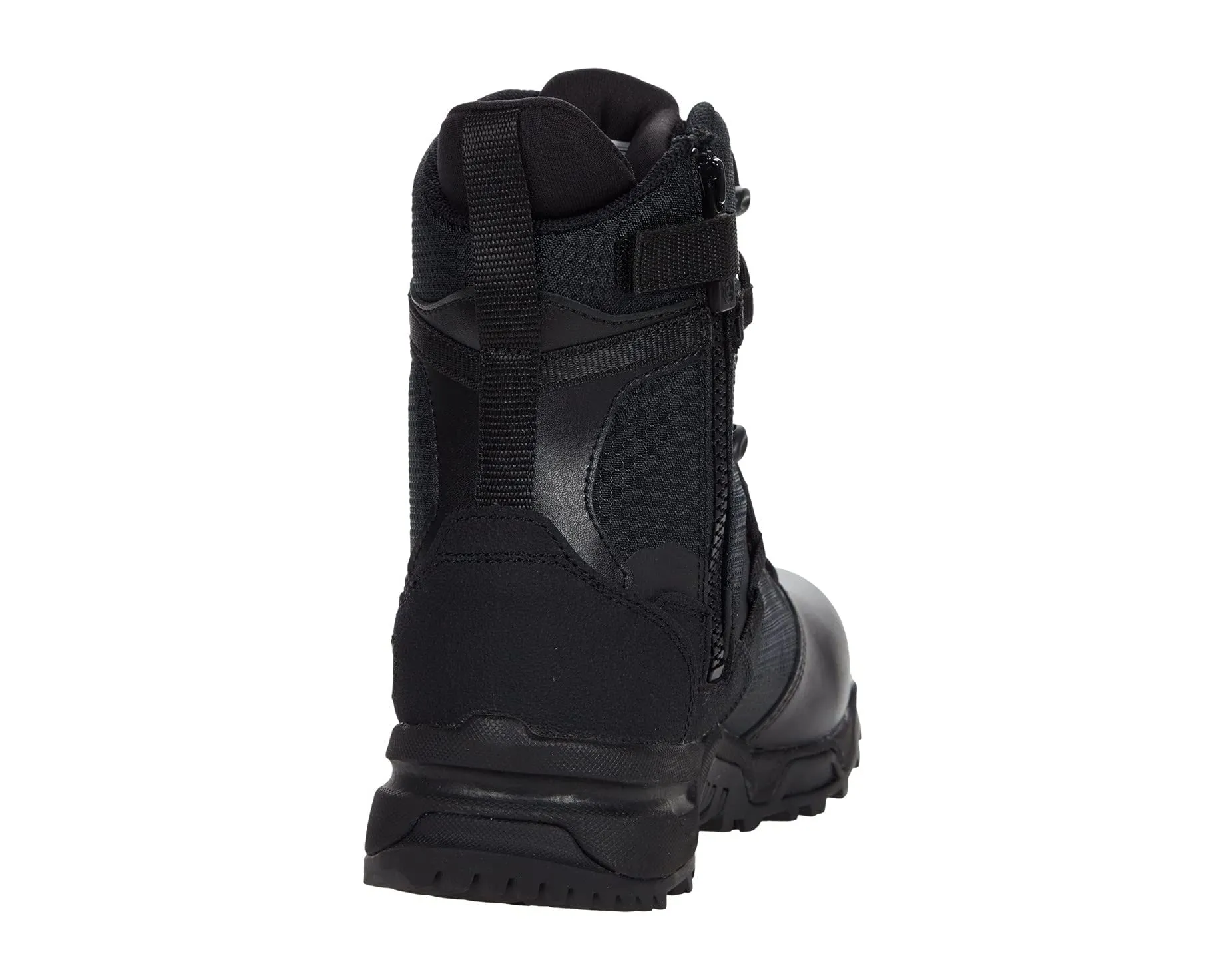 Boots Alpha Fury 8" Side Zip Leather Toe Original S., black