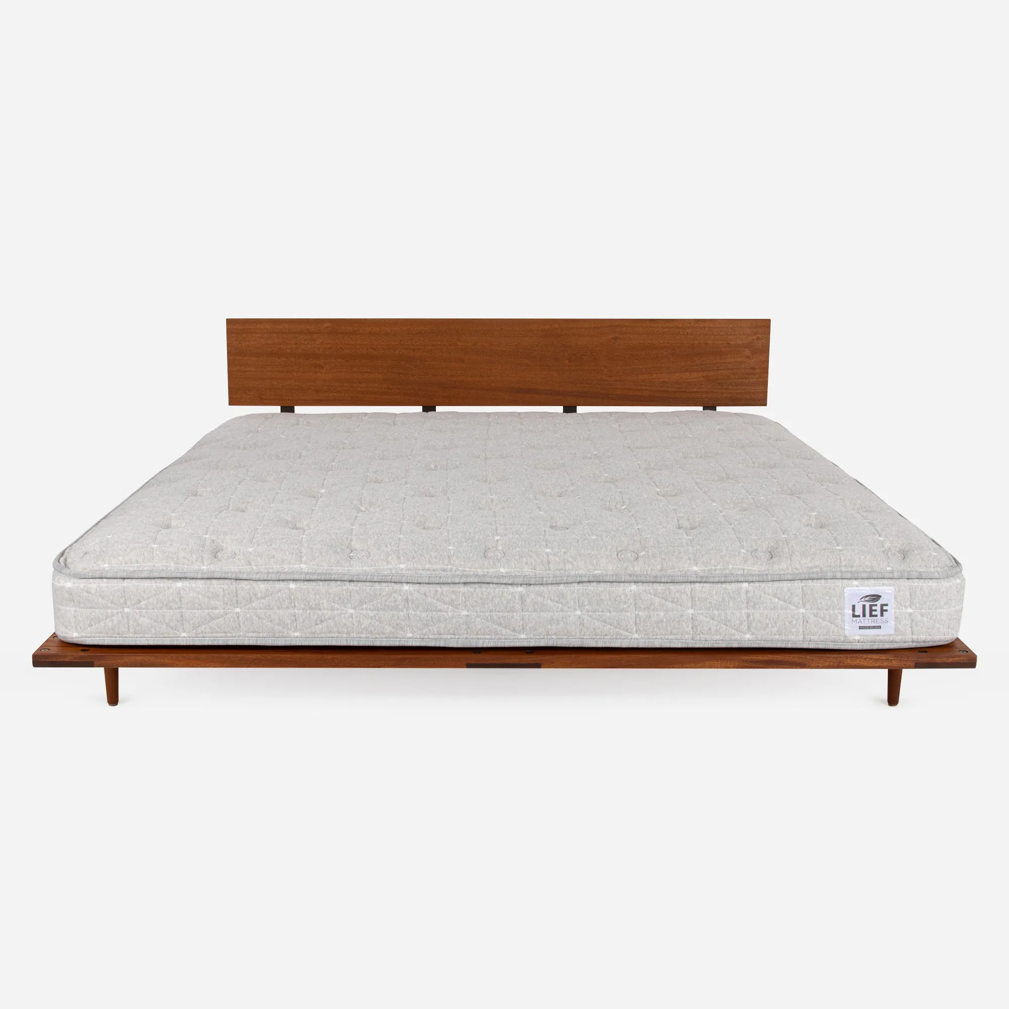 Case Study® Furniture Solid Wood Bed & Lief® Mattress Bundle