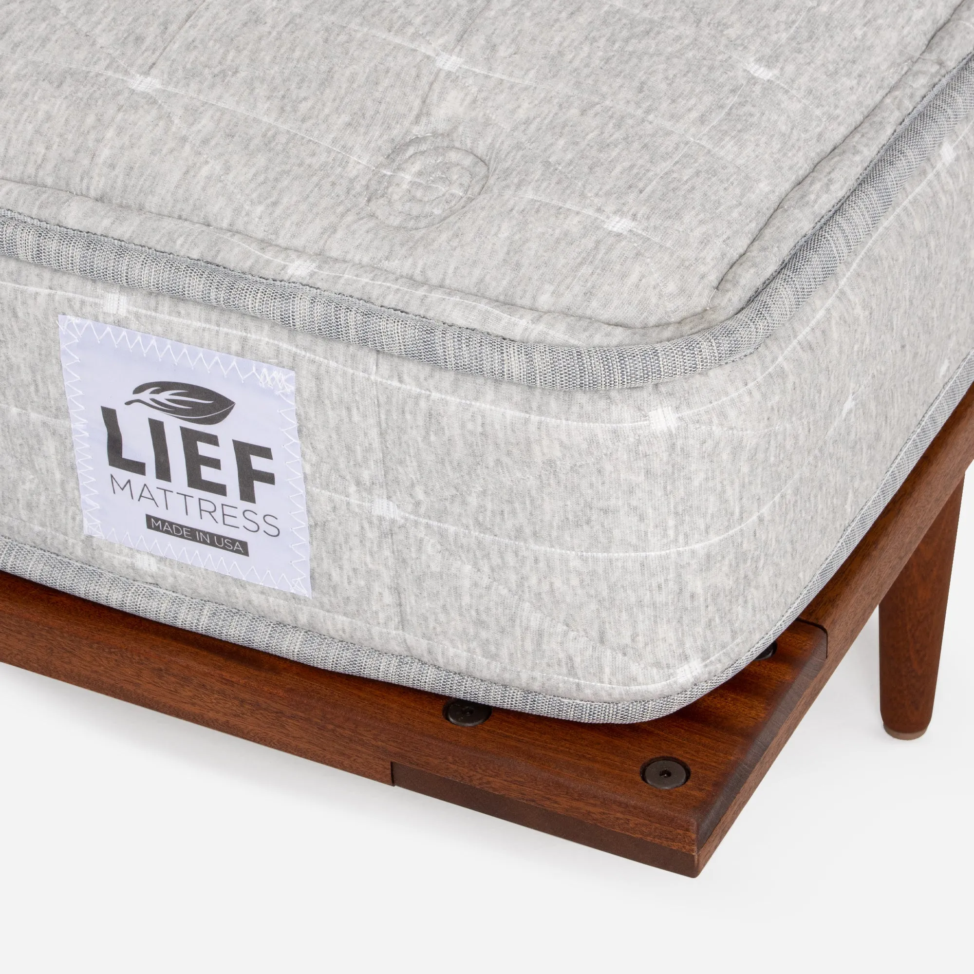 Case Study® Furniture Solid Wood Bed & Lief® Mattress Bundle