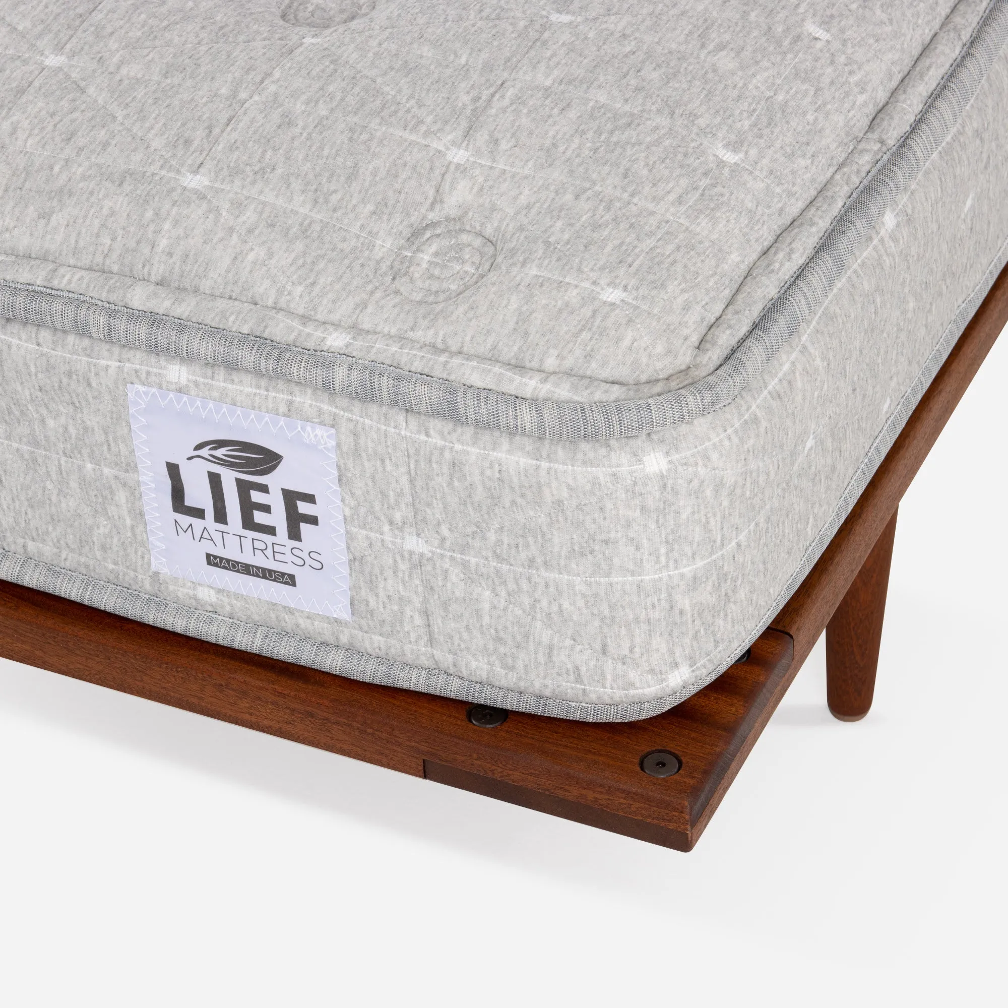 Case Study® Furniture Solid Wood Bed & Lief® Mattress Bundle