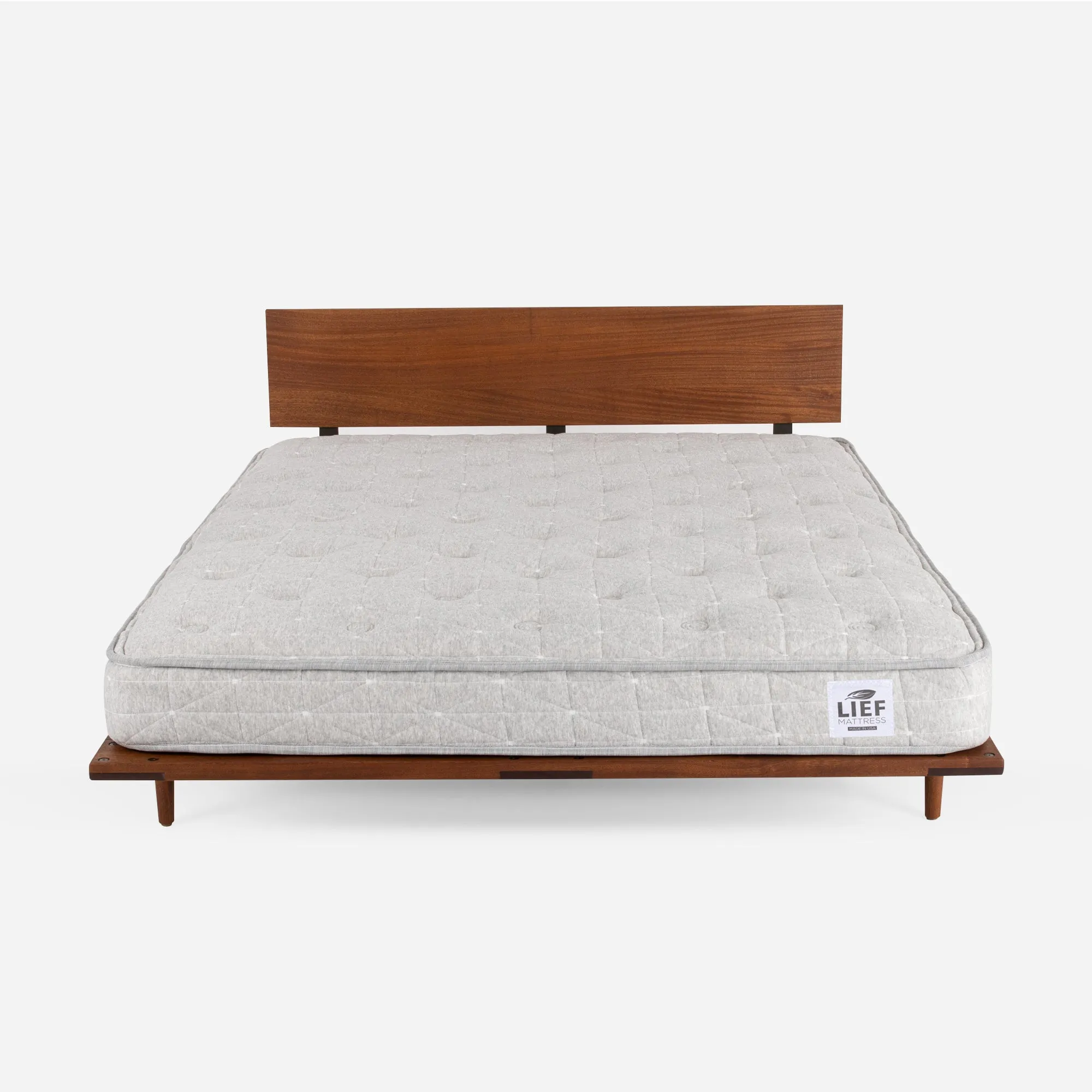 Case Study® Furniture Solid Wood Bed & Lief® Mattress Bundle