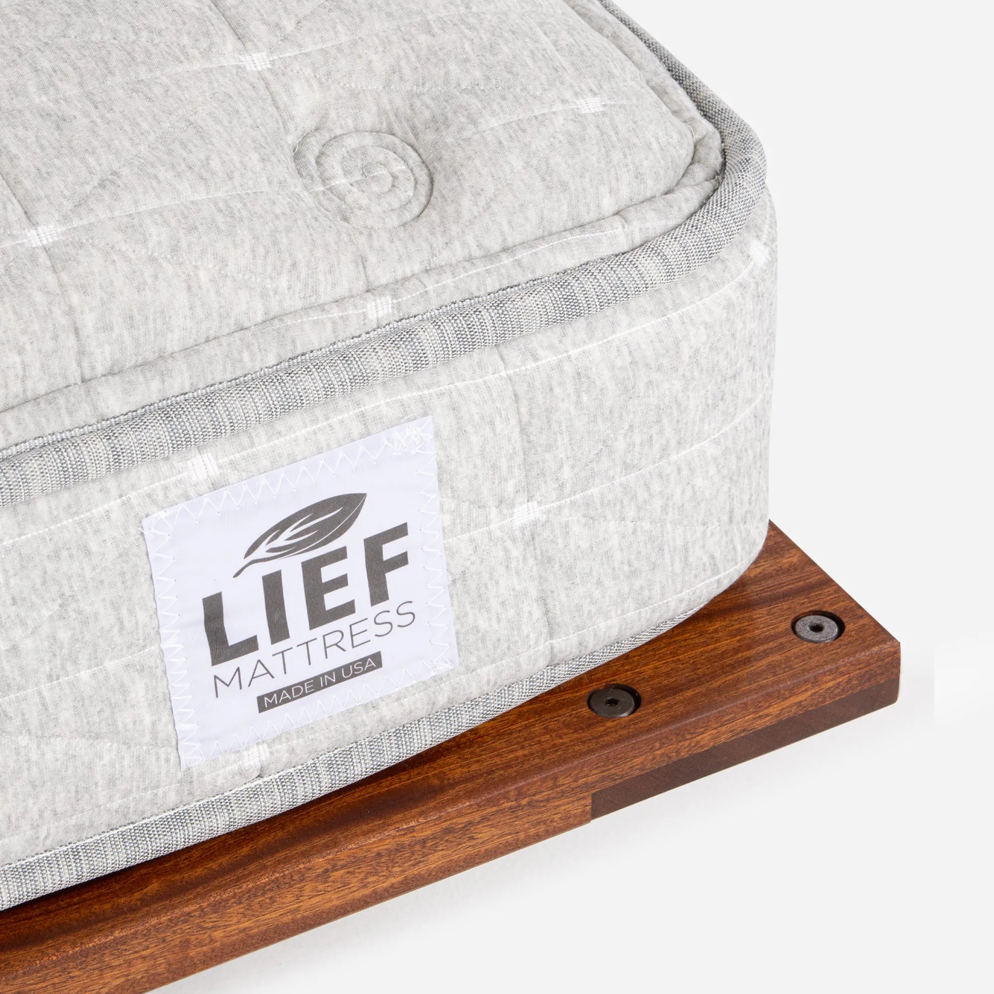 Case Study® Furniture Solid Wood Bed & Lief® Mattress Bundle