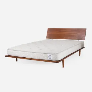 Case Study® Furniture Solid Wood Fastback Bed & Lief® Mattress Bundle