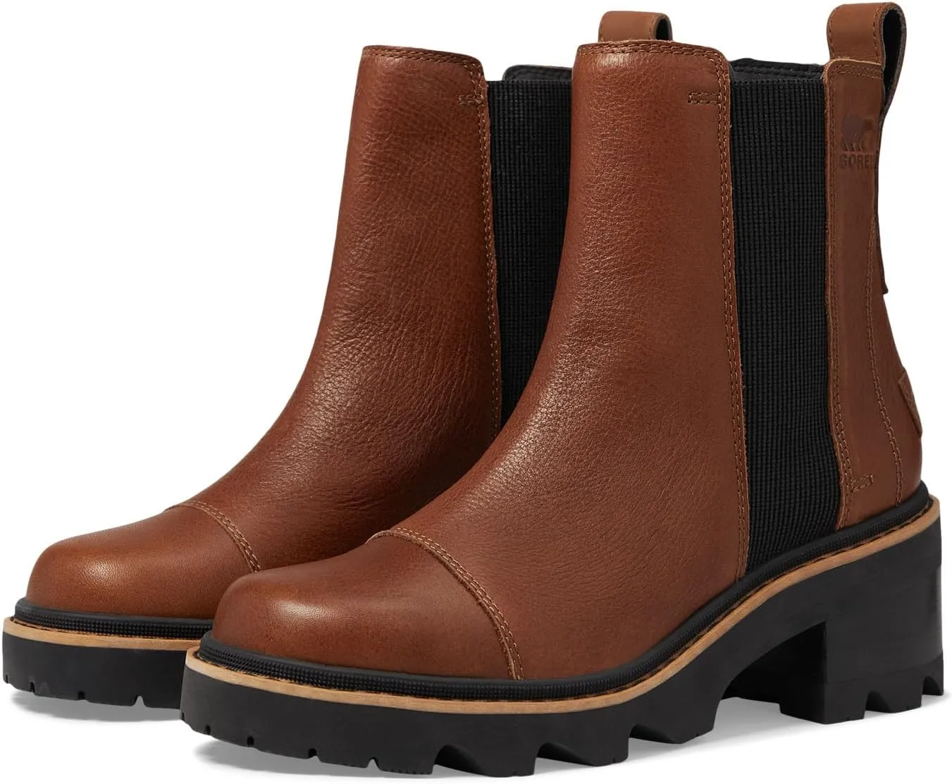 Chelsea boots Joan Now Chelsea SOREL, Velvet Tan/Black