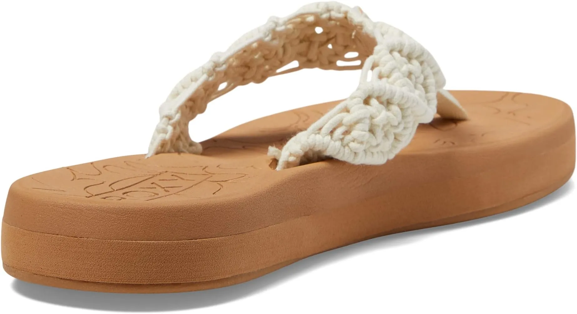 Colbee Hi Crochet Roxy Slippers, Cream
