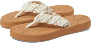 Colbee Hi Crochet Roxy Slippers, Cream