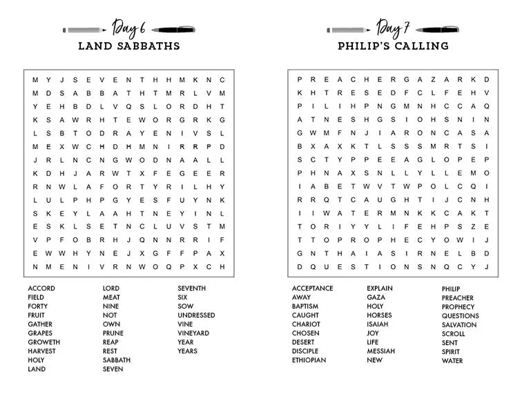 Everyday Bible Word Search Collection