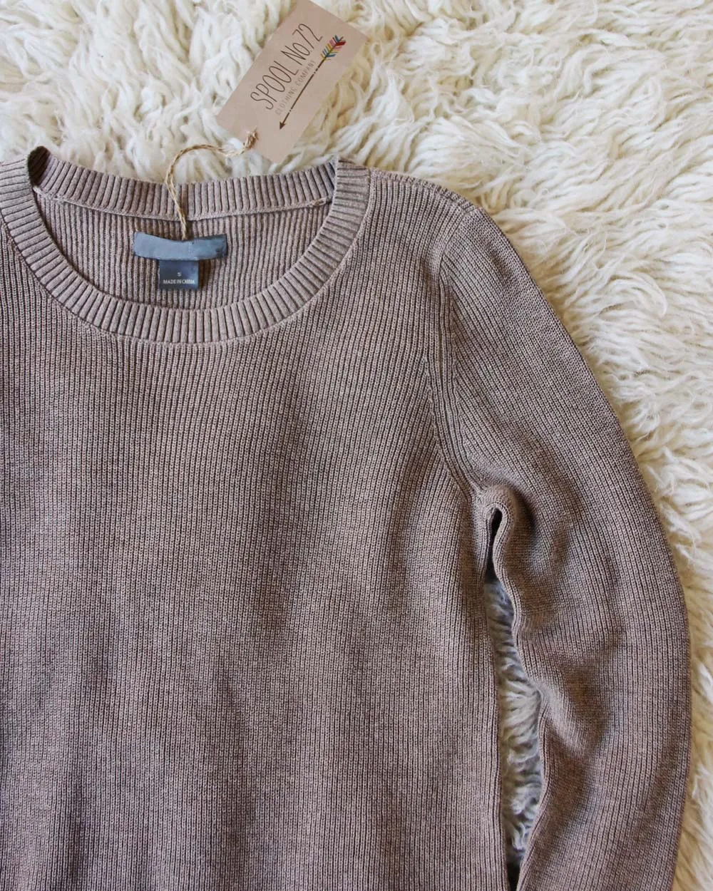 Everyday Layering Sweater in Sand