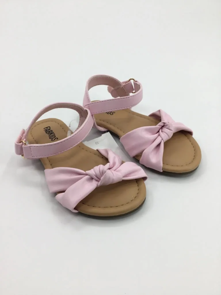 Fab Kids Child Size 8 Toddler Pink Sandals/Flip Flops