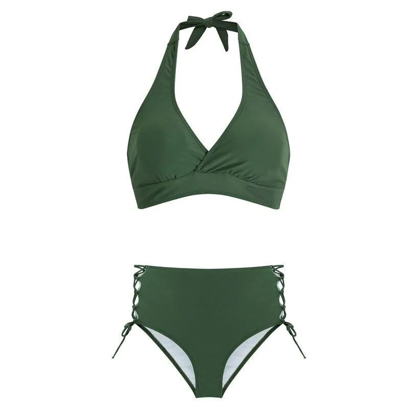 High Rise Push-Up Swimwear  A Stylish Choice for Confident Beach Days