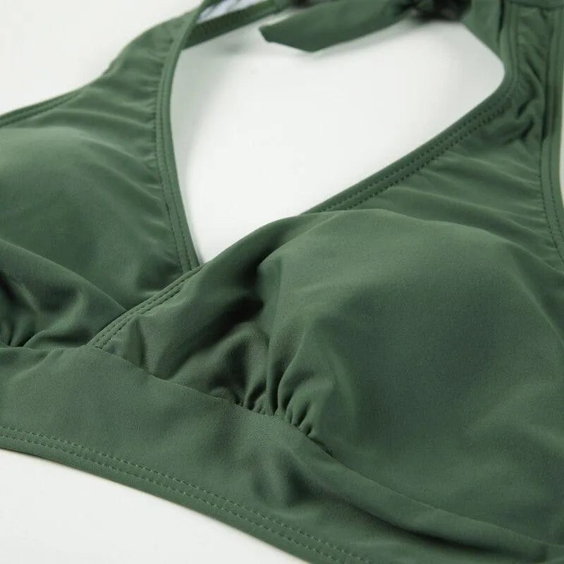 High Rise Push-Up Swimwear  A Stylish Choice for Confident Beach Days