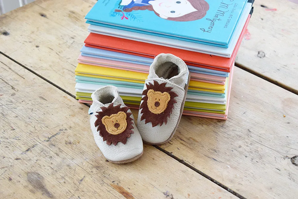 Inch Blue Leo Cream Baby Shoes