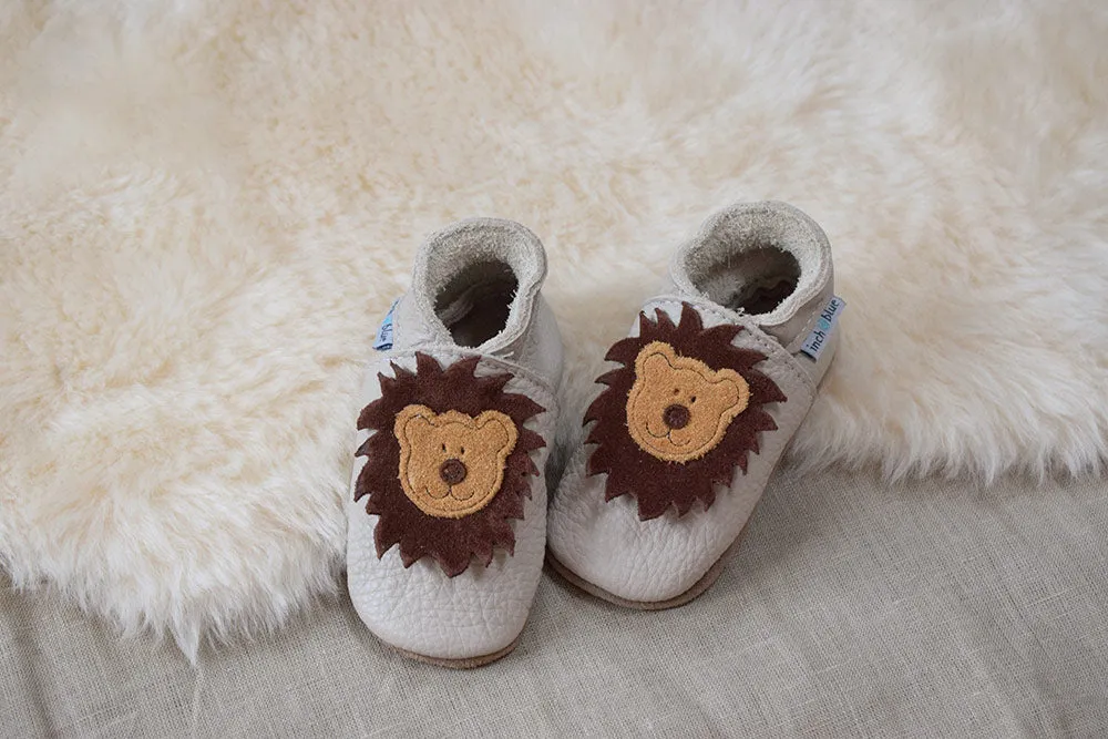 Inch Blue Leo Cream Baby Shoes