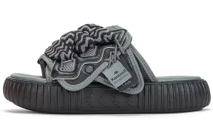 Kappa Unisex flip flops, black/advanced gray-990