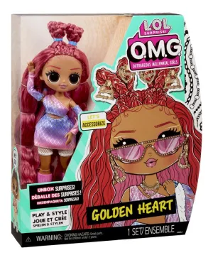 L.O.L. SURPRISE O.M.G. CORE DOLL SERIES 7 GOLDEN HEART