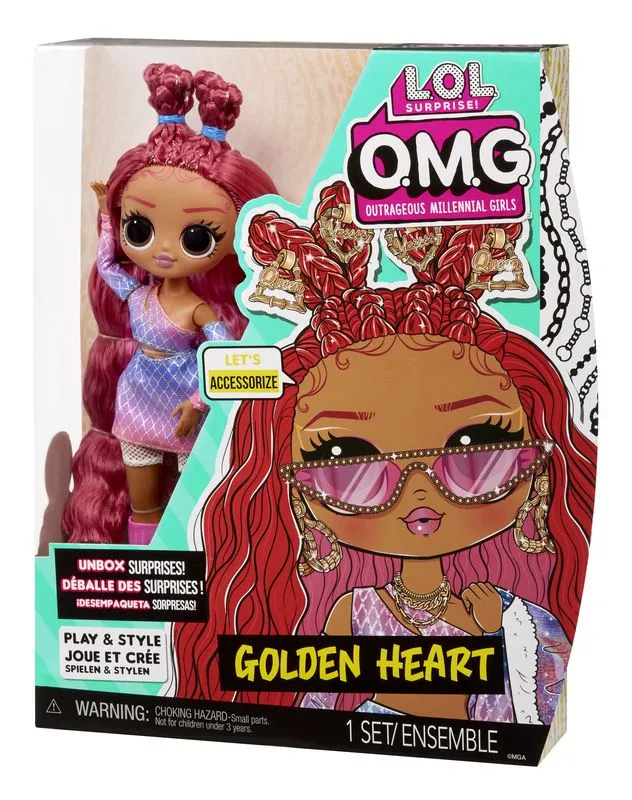 L.O.L. SURPRISE O.M.G. CORE DOLL SERIES 7 GOLDEN HEART