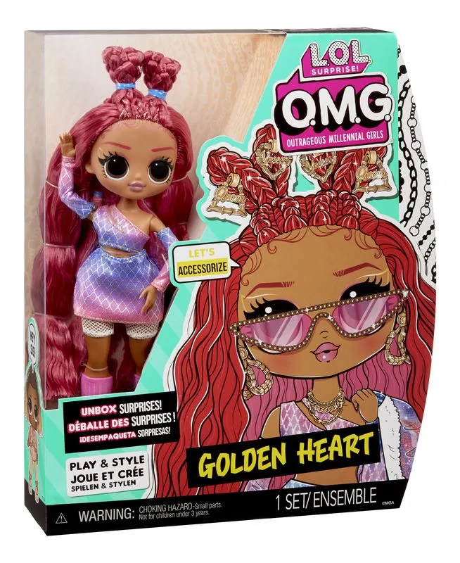 L.O.L. SURPRISE O.M.G. CORE DOLL SERIES 7 GOLDEN HEART