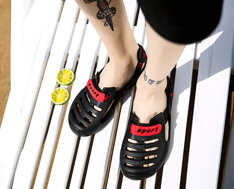 Men's Outdoor Beach Shoes / Lightweight Flexible Male Clogs - SF1071