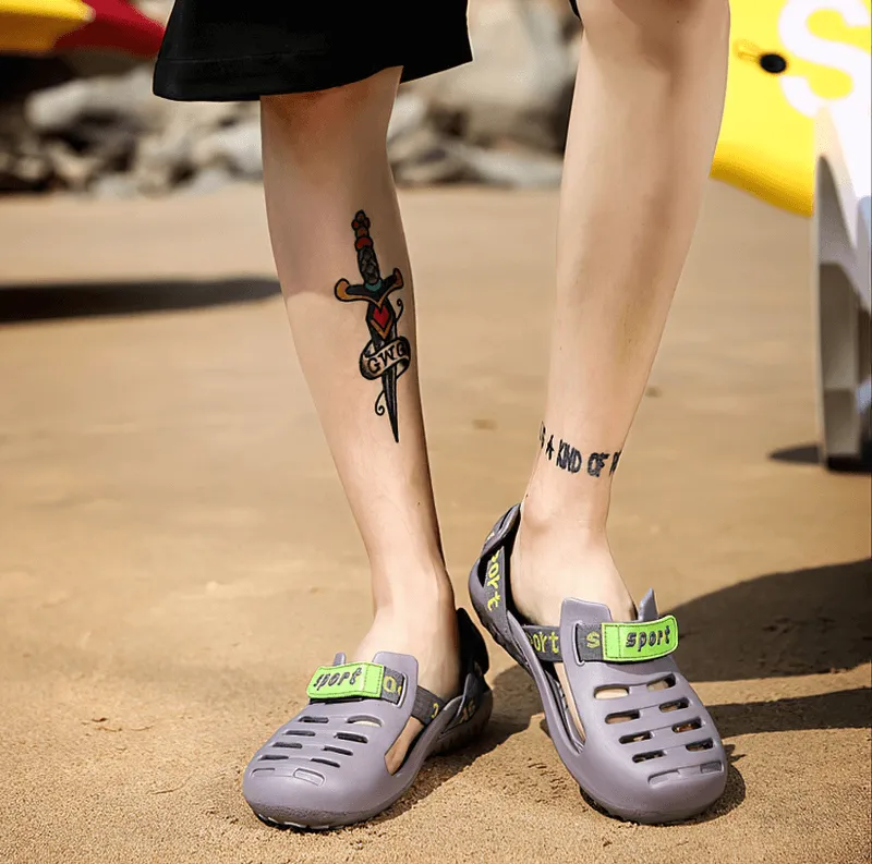 Men's Outdoor Beach Shoes / Lightweight Flexible Male Clogs - SF1071