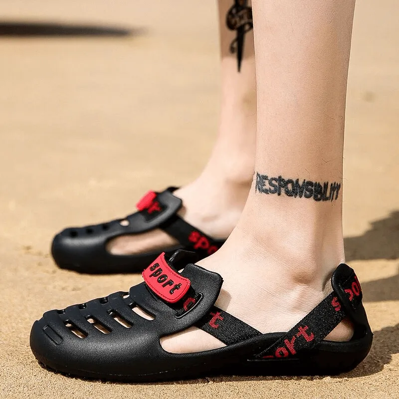 Men's Outdoor Beach Shoes / Lightweight Flexible Male Clogs - SF1071