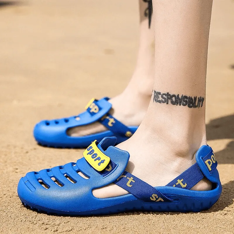 Men's Outdoor Beach Shoes / Lightweight Flexible Male Clogs - SF1071
