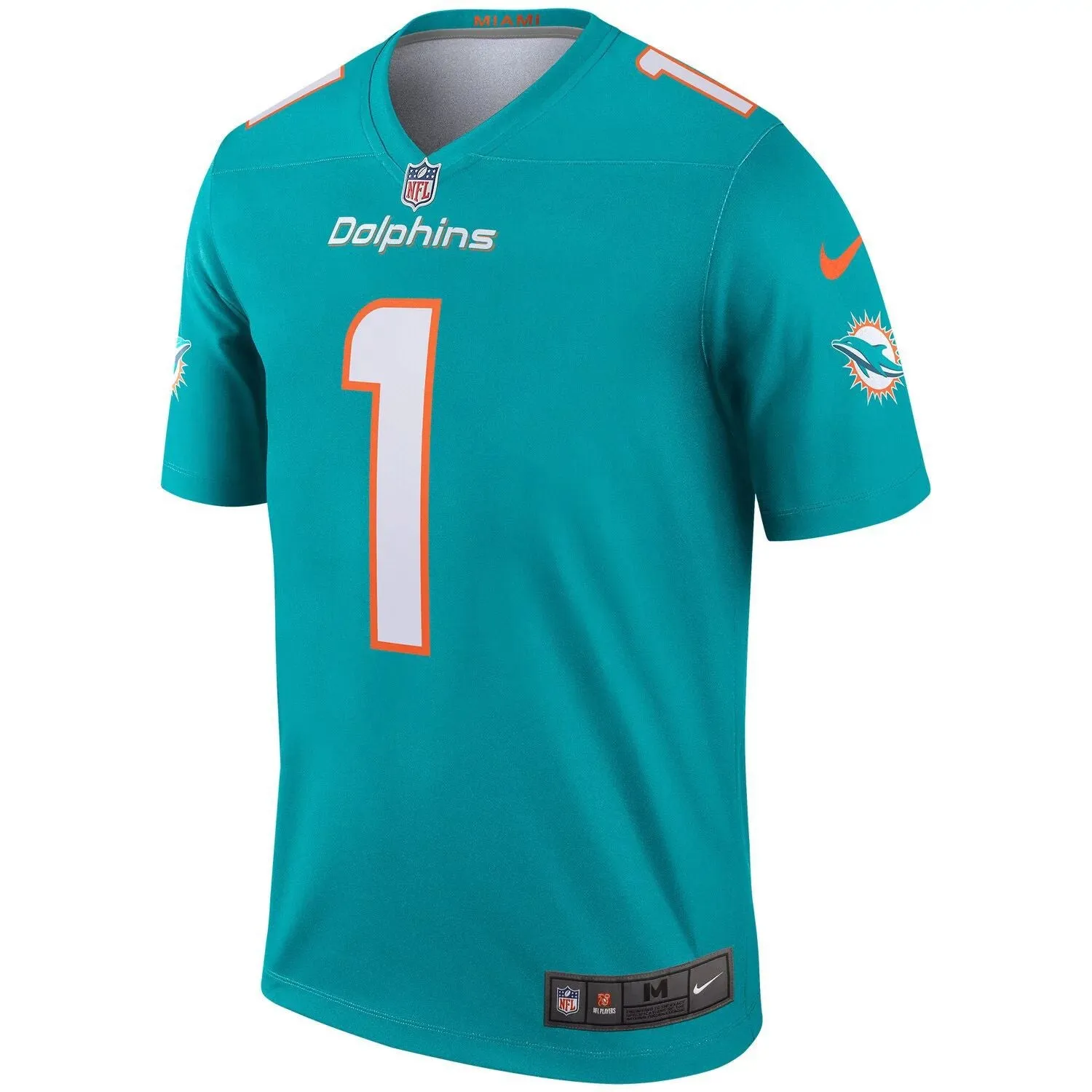 Men's Tua Tagovailoa Aqua Miami Dolphins Legend Nike Jersey