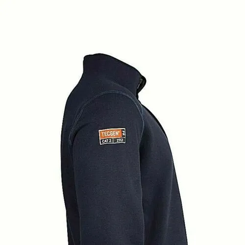 National Safety Apparel Drifire SWSI3MZ Tecgen FR Mock Zip Sweatshirt ARC 19 CAT2