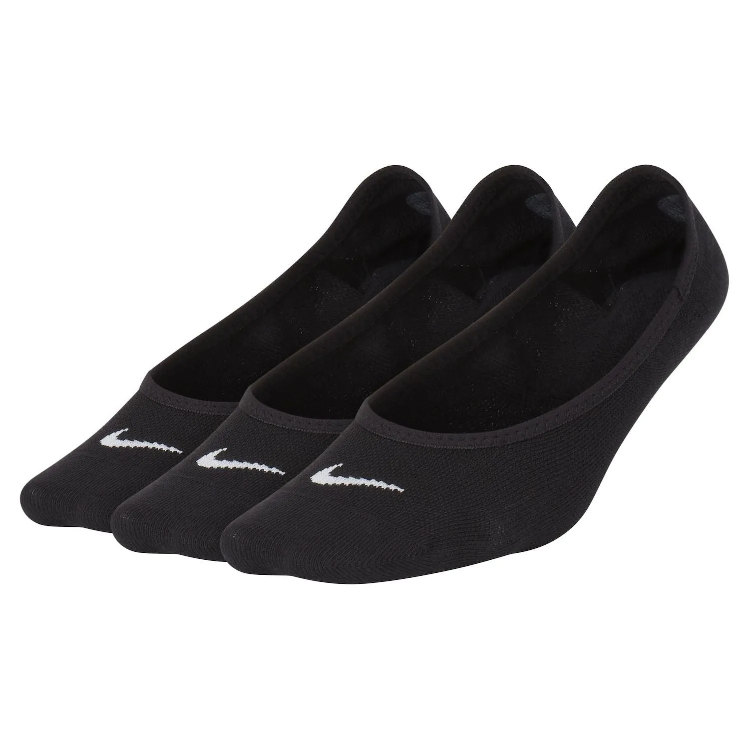 Nike 3 pcs. Nike Performance No-Show In-Sock Socks, Black