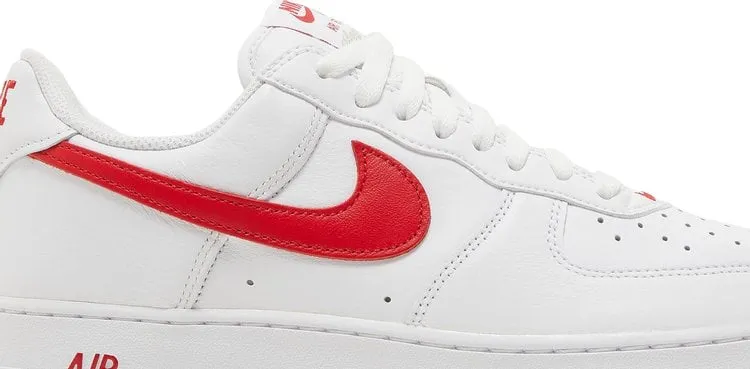 Nike Air Force 1 Low sneakers, white, red