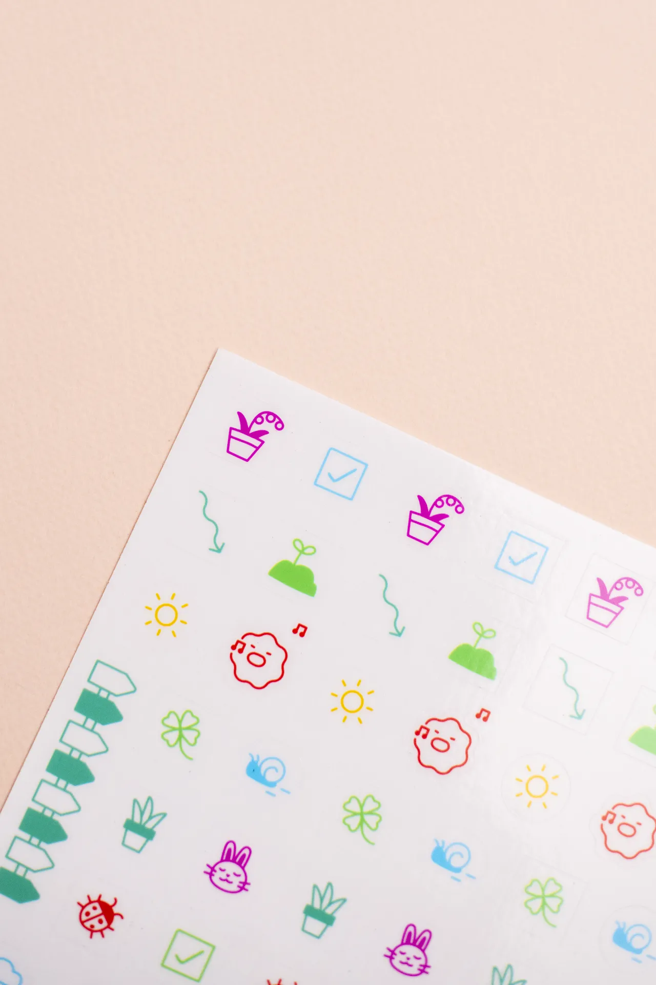 Recess : Sticker Sheet : Spring Icons