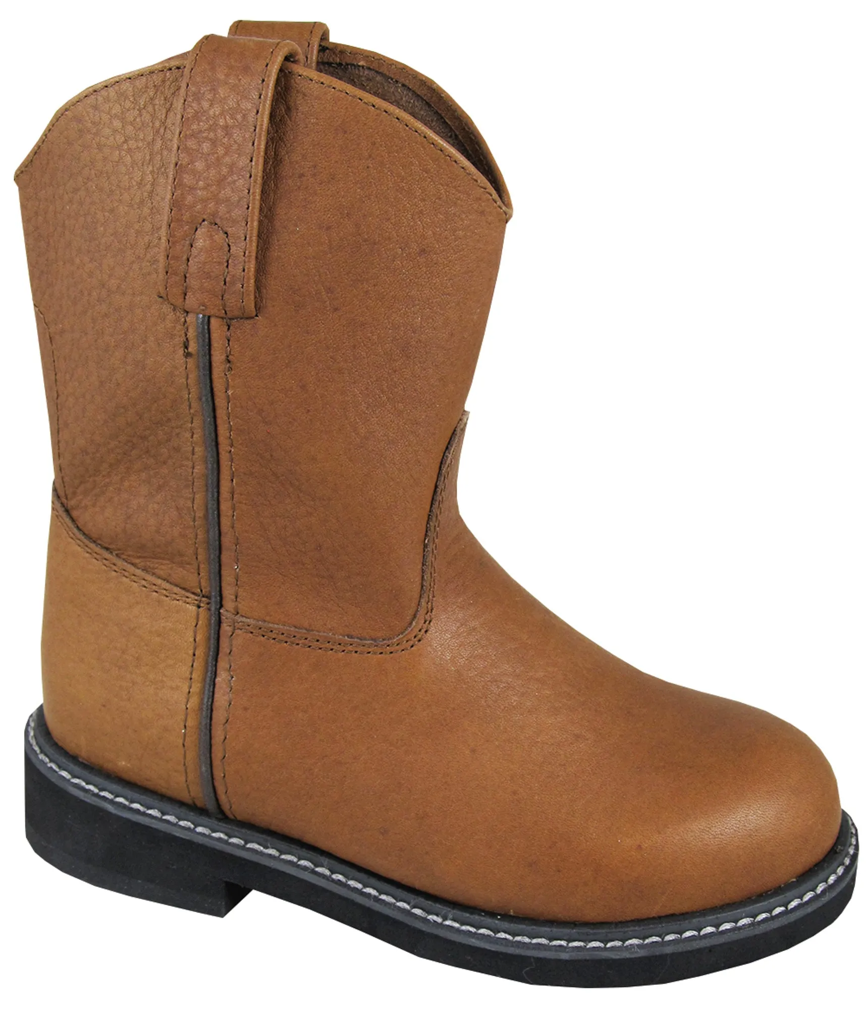 Smoky Mountain Boots Toddler Boys Jackson Brown Leather Cowboy Welly 7 D