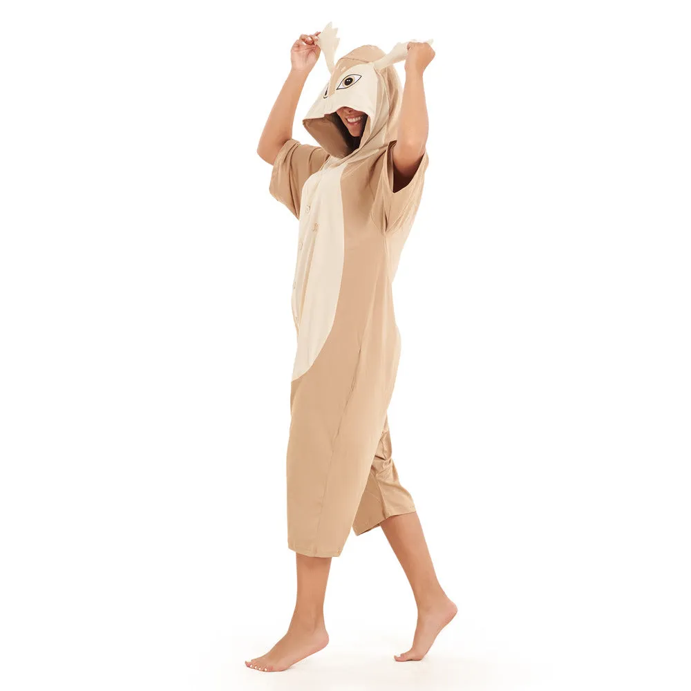 Snuggs Summer Onesie Short Deer